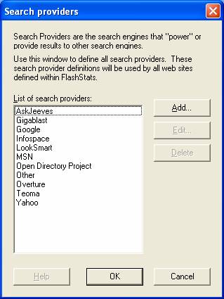Search providers
